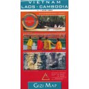 Wietnam, Laos, Kambodża. Mapa geograficzno-drogowa 1:1,4 mln.