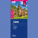 Laos. Mapa drogowa 1:600 000.