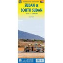 Sudan, Sudan Południowy (Sudan, South Sudan). Mapa turystyczna 1:2 000 000