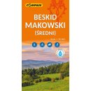 Beskid Makowski (Średni). Mapa turystyczna 1:50 000, laminowana