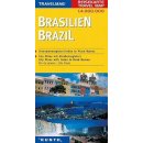 Brazylia (Brasilien, Brazil). Mapa turystyczna 1:4 000 000. 