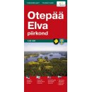 Otepaa, Elva. Plany miast 1:20 000. Mapa okolic 1:65 000