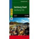 Salzburg (Salzbourg, Salisburgo, Salzburgo). Plan miasta 1:7 500