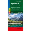 Alpy. Mapa samochodowa 1:500 000. Austria, Słowenia, Włochy, Szwajcaria, Francja.
