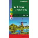 Holandia (Niederlande). Mapa samochodowa 1:300 000.