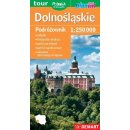 Województwo dolnośląskie. Mapa 1:250 000. tour plastik laminowana