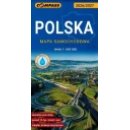 Polska. Mapa samochodowa 1:650 000 foliowana.