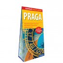 Praga. Plan miasta 1:20 000, Plan centrum 1:11 000 map & guide 