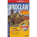 Wrocław. Plan kieszonkowy laminowany 1:18 000. 