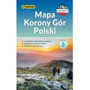Mapa Korony gór polskich. Mapa turystyczna 1:35 000 - 1:52 000. 1:680 000. Laminowana