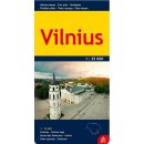 Wilno (Vilnius). Plan miasta 1:25 000.
