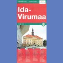 Ida-Virumaa Region. Mapa turystyczna 1:125 000.