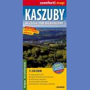 Kaszuby. Kaszubski Park Krajobrazowy. Mapa turystyczna laminowana 1:50 000.