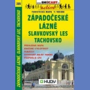 205 Uzdrowiska Zachodnioczeskie (Západoceske lázně, Český les, Slavkovsky Les, Tachovsko). Mapa turystyczna 1:100 000.