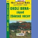 217 Okolice Brna - zachód (Ždárské vrchy). Mapa turystyczna 1:100 000.