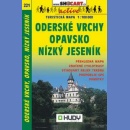 221 Okolice Opawy, Góry Odrzańskie (Opavsko, Oderské vrchy, Nízký Jeseník). Mapa turystyczna 1:100 000.