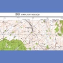 224.31 Mikołajki-Wschód. Mapa topograficzna 1:25 000. Układ 1965. Woj. warmińsko-mazurskie, pow. ełcki