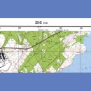 224.42 Ełk. Mapa topograficzna 1:25 000. Układ 1965. Woj. warmińsko-mazurskie, pow. ełcki