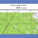 225.23 Płaska. Mapa topograficzna 1:25 000. Układ 1965. Woj. podlaskie, pow. suwalski