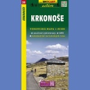 24 Karkonosze (Krkonose). Mapa turystyczna 1:50 000.