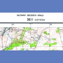 246.11 Ostrów. Mapa topograficzna 1:25 000. Układ 1965.