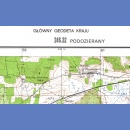 246.32 Podozierany. Mapa topograficzna 1:25 000. Układ 1965.