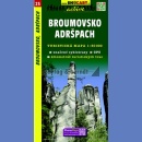 25 Broumowsko, Adrszpach (Broumovsko. Adršpach). Mapa turystyczna 1:50 000.