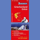 Grecja (Grece). Mapa samochodowa 1:700 000