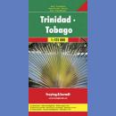 Trynidad, Tobago. Mapa samochodowa 1:125 000.