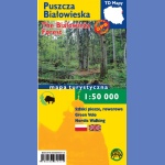Puszcza Białowieska. The Białowieża Forest. Mapa turystyczna 1:50 000 laminowana.