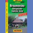 115 Broumowsko, Adrszpach (Broumovsko. Adršpašsko-teplické skály). Mapa turystyczna 1:60 000.