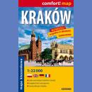 Kraków. Plan 1:22 000. Comfort! map