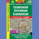 401 Szwajcaria Czeska (Českosaske Švycarsko, Šluknovsko). Mapa turystyczna 1:40 000.