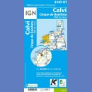 4149OT: Calvi, Cirque de Bonifatu, PNR de Corse. Mapa topograficzno-turystyczna 1:25 000.