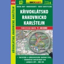 416 Okolice Pragi zachód (Křivoklátsko, Rakovnicko, Karlštejn). Mapa turystyczna 1:40 000.