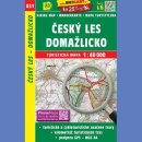 431 Czeski Las, Domazlice (Český les, Domažlicko). Mapa turystyczna 1:40 000.