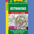467 Okolice Ostrawy (Ostravsko). Mapa turystyczna 1:40 000.