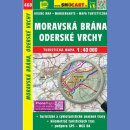 468 Brama Morawska, Góry Odrzańskie (Moravská brána, Oderske vrchy). Mapa turystyczna i rowerowa 1:40 000