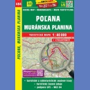 484 Polana, Murańska Planina (Poľana, Muránska planina). Mapa turystyczna 1:40 000.