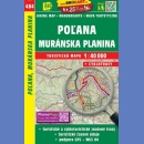 484 Polana, Murańska Planina (Poľana, Muránska planina). Mapa turystyczna 1:40 000.