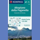 Altopiano della Paganella, Dolomiti di Brenta. Mapa turystyczna 1:25 000 laminowana.