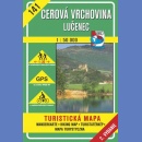141 Czerhat. Łuczeniec (Cerová vrchovina, Lučenec). Mapa turystyczna 1:50 000
