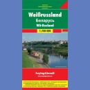 Białoruś (Weißrussland). Mapa samochodowa 1:700 000.