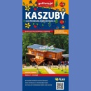 Kaszuby. Ilustrowana mapa atrakcji 1:130 000.