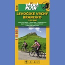 5040 Góry Lewockie, Branisko (Levočské vrchy, Branisko). Mapa turystyczna 1:50 000