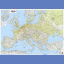 Europa. Mapa ścienna fizyczno-drogowa 1:2 600 000.
