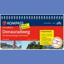 Donauradweg: Donaueschingen - Passau. Atlas 1:50 000