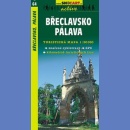 64 Okolice Brzecławia zachód (Břeclavsko, Palava). Mapa turystyczna 1:50 000.