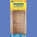 Bahrajn, Manama (Bahrain & Manama City). Mapa samochodowa 1:115 000. Plan 1:10 000.
