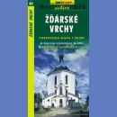 49 Góry Ździarskie (Žďárské vrchy). Mapa turystyczna 1:50 000.